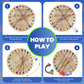 Wooden Rope Puzzle DIY Board Game Brain Teaser Logic Game for Kids Adults
