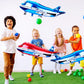 10 PCS Airplane Balloons Foil Mylar Balloons for Baby Shower Toys Themed Party Birthday Decoration Supplies (Red, Bule?
