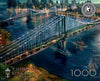 Buffalo Games - Silver Select - Thomas Kinkade - Moonlight Over Manhattan - 1000 Piece Jigsaw Puzzle for Adults - Challenging Puzzle Perfect for Game