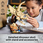 LEGO Jurassic World Dinosaur Fossils Triceratops Skull Toy - Dinosaur Toy Fossil Building Set for Kids, Boys and Girls, Ages 9+ - Model Display Kit