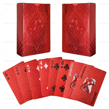 Huztocmr Waterproof Playing Cards,PVC Plastic Poker Cards with Matte Finish,Set for Adults,Beach Pool Travel Camping Family Game Night,Suitable