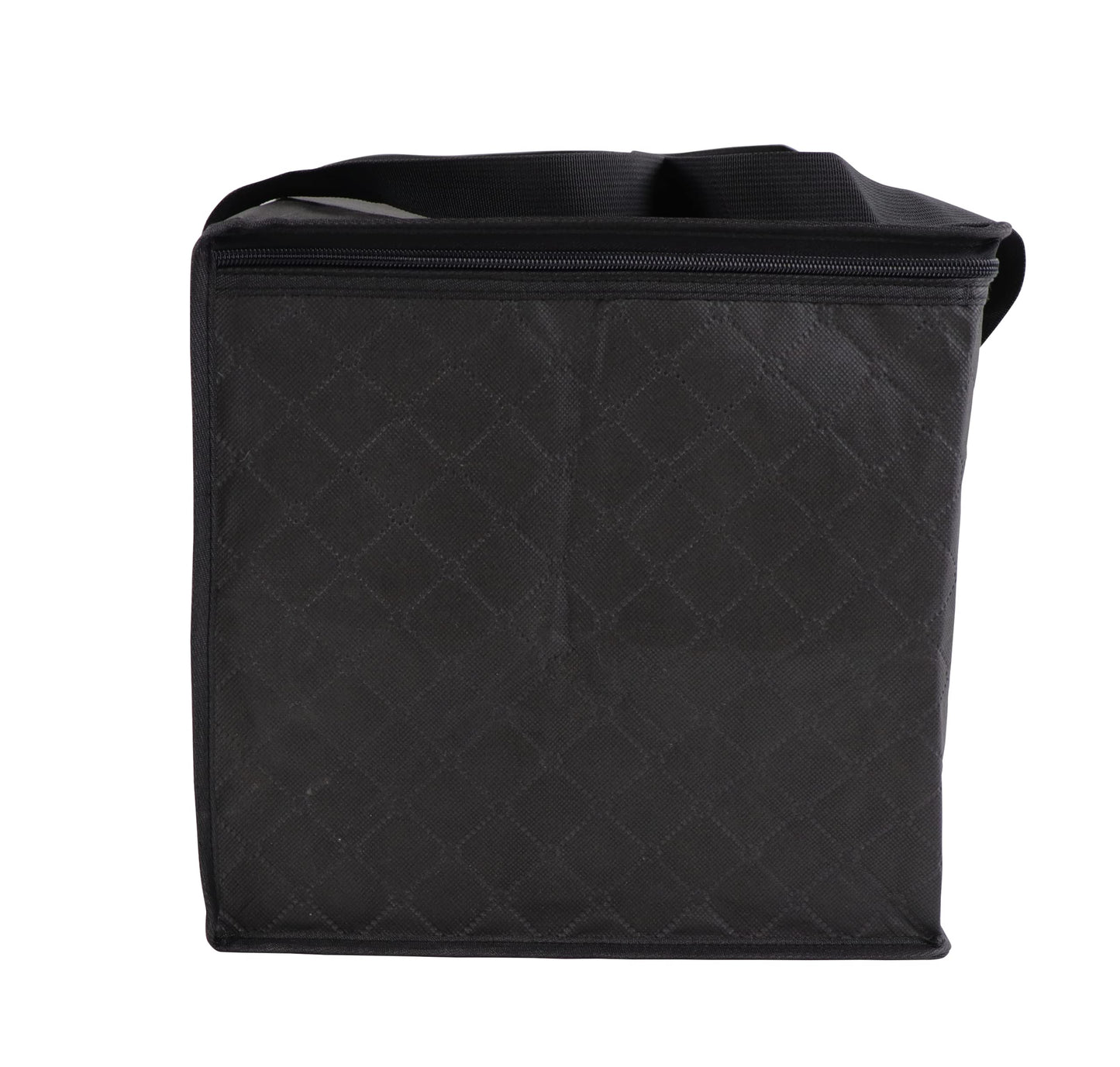 Lightweight Board Game Bag [Dual Layer Non-Woven Fabric/Carrying Handle/Zippered Lid/Water Resistant] (Black)