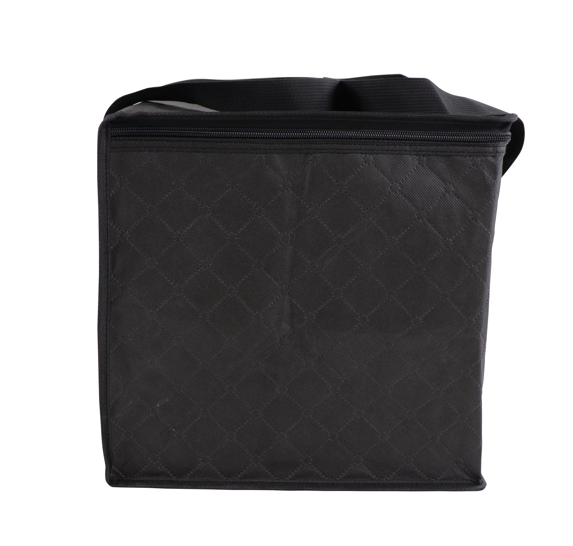 Lightweight Board Game Bag [Dual Layer Non-Woven Fabric/Carrying Handle/Zippered Lid/Water Resistant] (Black)