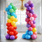 Balloon Column Stand Set of 2, 6.6ft Balloon Arch Stand Adjustable Balloon Column kit with Base Telescopic for Baby Shower Wedding Birthday Graduation