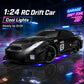 HTURCCOP 1:24 RC Drift 2.4GHz with LED Light Race Car Toys for Boys and Girls Aged 6+ Speed Adjustable up to 23Km/H, High-Speed RC Racing Cars Toy