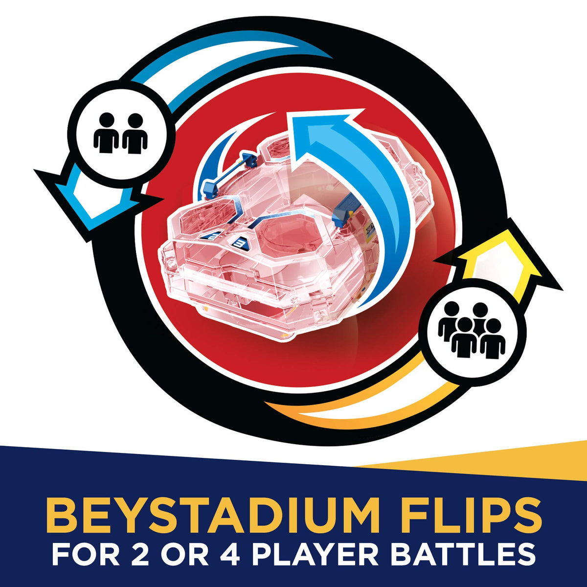 Beyblade Burst Evolution Switchstrike Battle Tower-Includes 2-Level Beystadium, Battling Tops, & Launchers-Age 8+, Multicolor