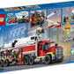 LEGO City Fire Command Unit 60282 Building Kit; Fun Firefighter Toy Building Set for Kids, New 2021 (380 Pieces)