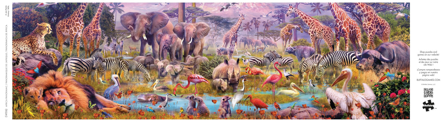 Buffalo Games - Africa Panoramic Landscape - 750 Piece Jigsaw Puzzle