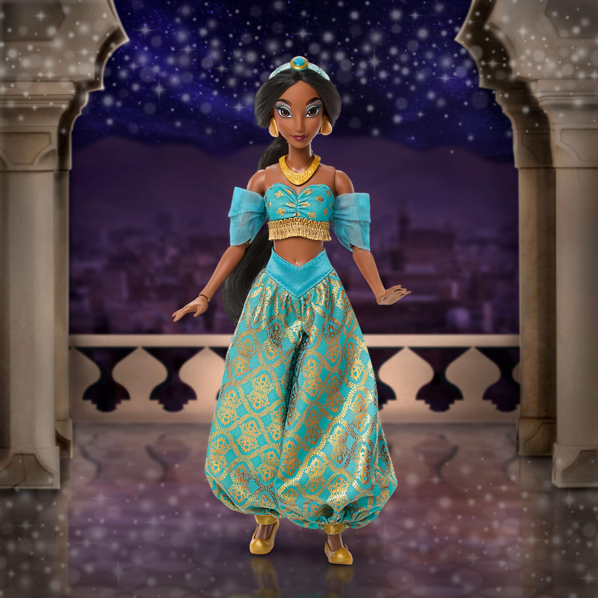 Mattel Disney Princess Jasmine Sparkling Fashion Doll