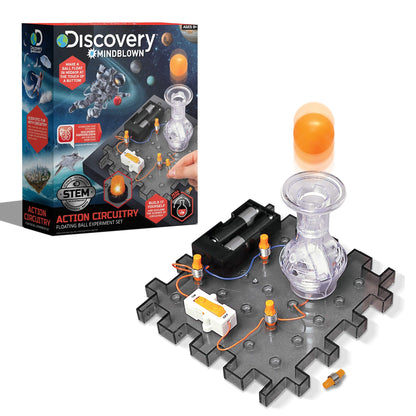 Discovery #MINDBLOWN Action Circuitry Electronic Experiment Mini STEM Set, Build-it-Yourself Engineering Toy Kit, Explore The Science of Motion