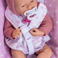 JC Toys - for Keeps Playtime | 2 in 1 Baby Doll Swing and Portable Carrier | for Dolls up to 18" | Ages 3+ | Pink