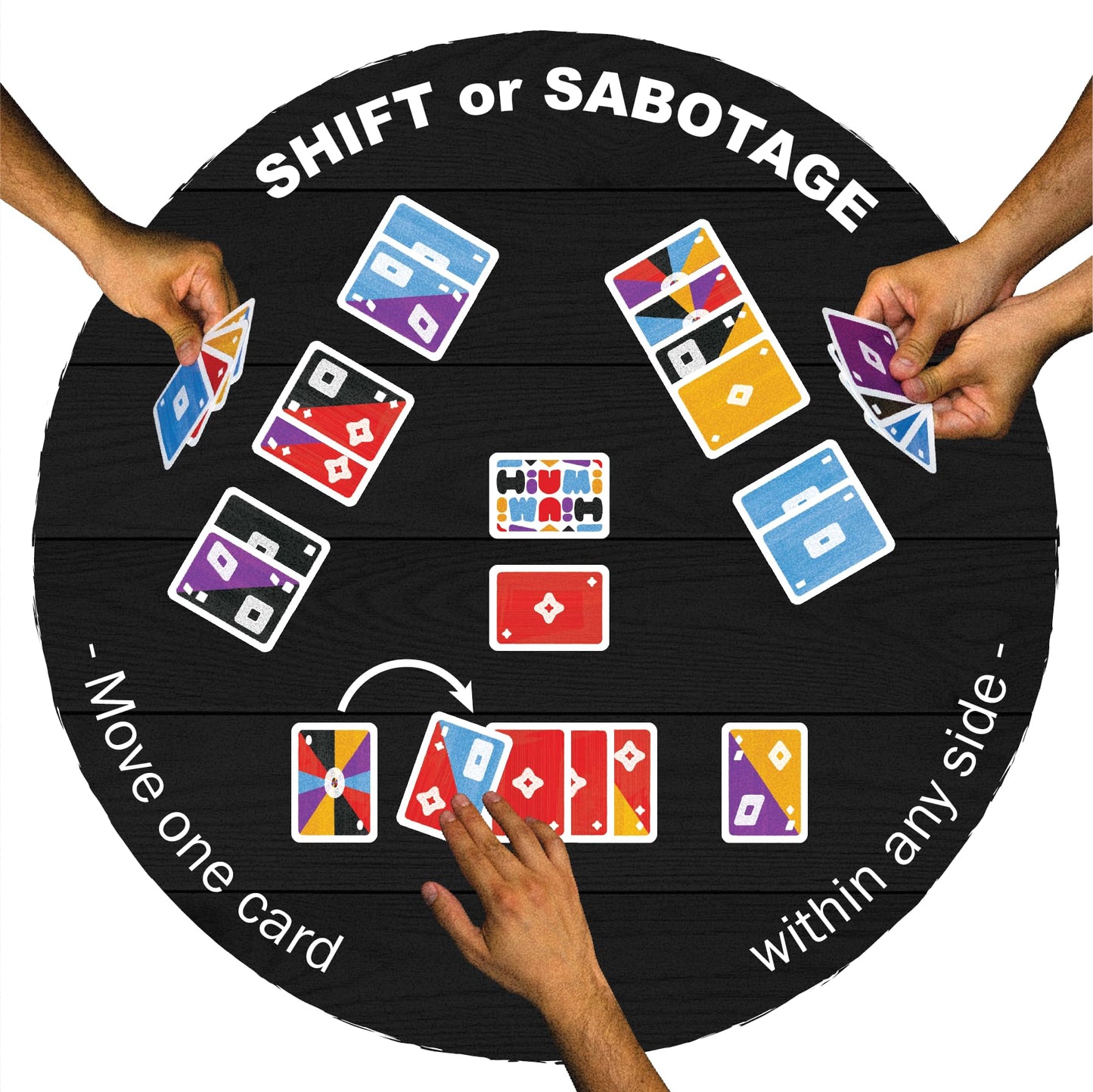 Hiumi Card Game | 10-Minute Strategy Family Game for 2-4 Players