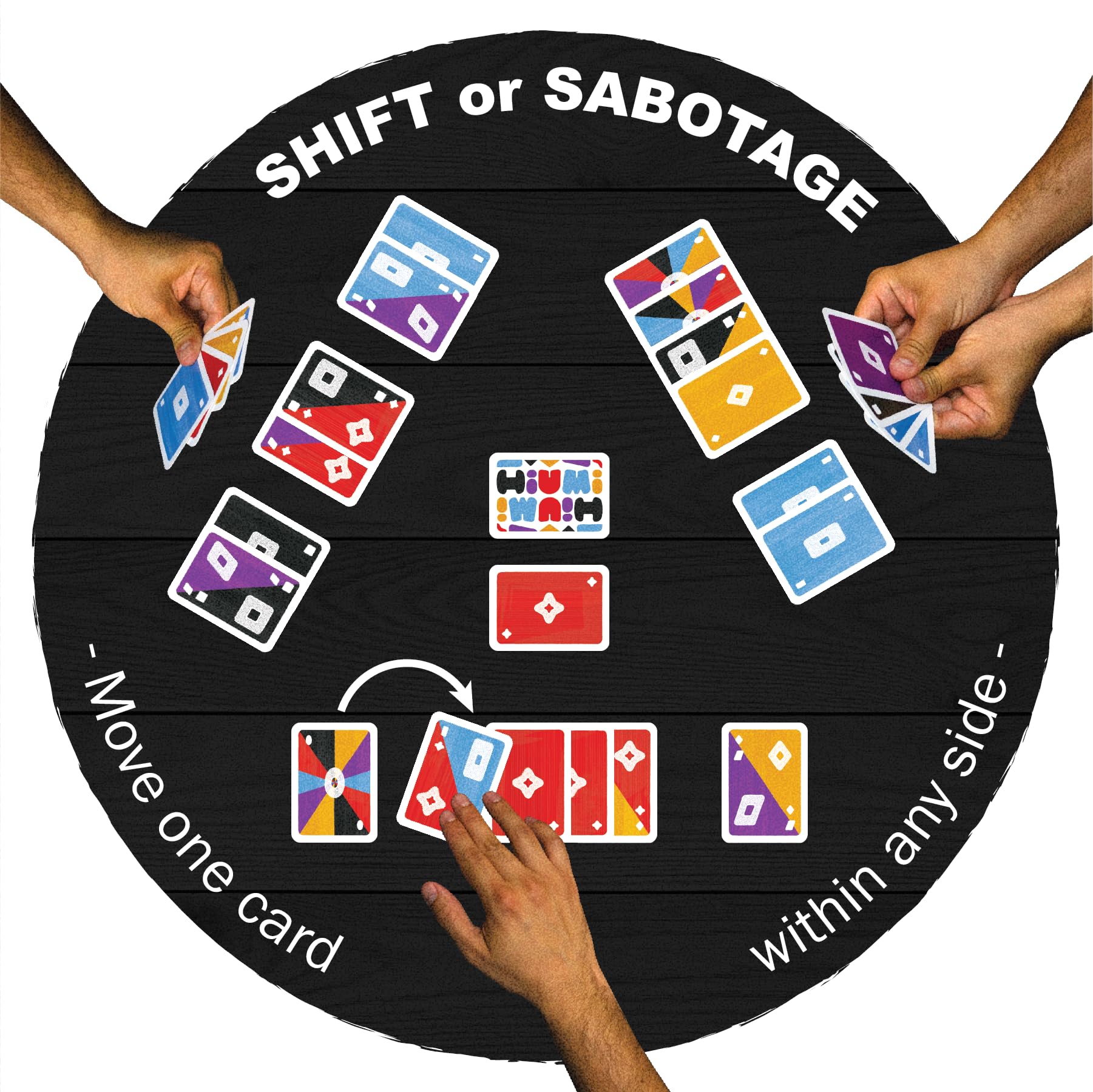 Hiumi Card Game | 10-Minute Strategy Family Game for 2-4 Players