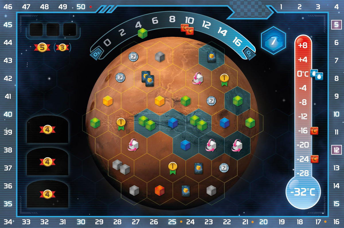Terraforming Mars: The Dice Game, for 1 to 4 Players, Ages 14+