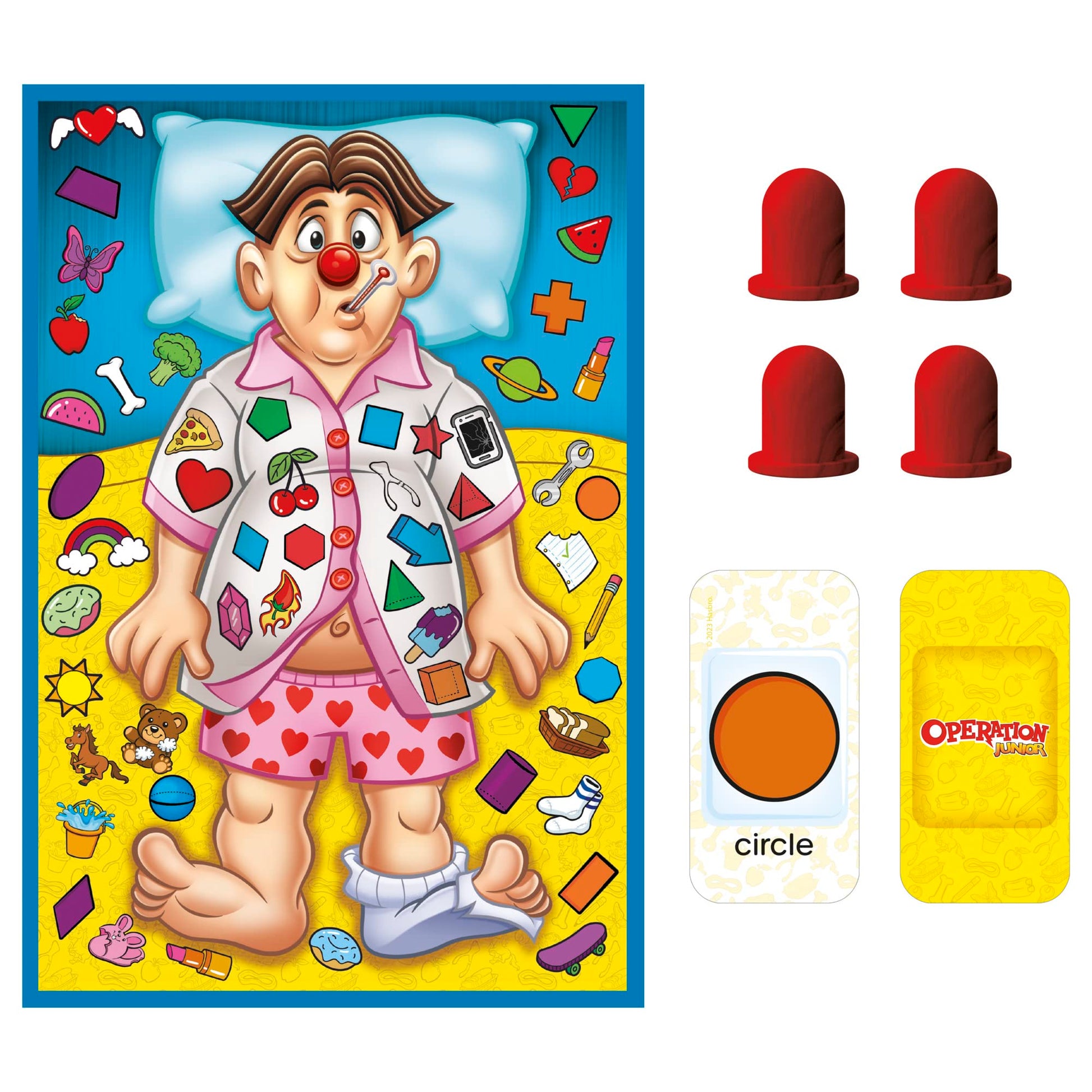 Hasbro Gaming Operation Junior Board Game | Operation Game for Younger Kids | Ages 3 and Up | 2 to 4 Players | Preschool Games | Fun Games