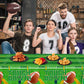 Huangfbfx 6Pcs Football Tablecloth Disposable Plastic - Rugby Tablecloth Football Party Decorations Table Cover for Gameday Tailgate Birthday Football