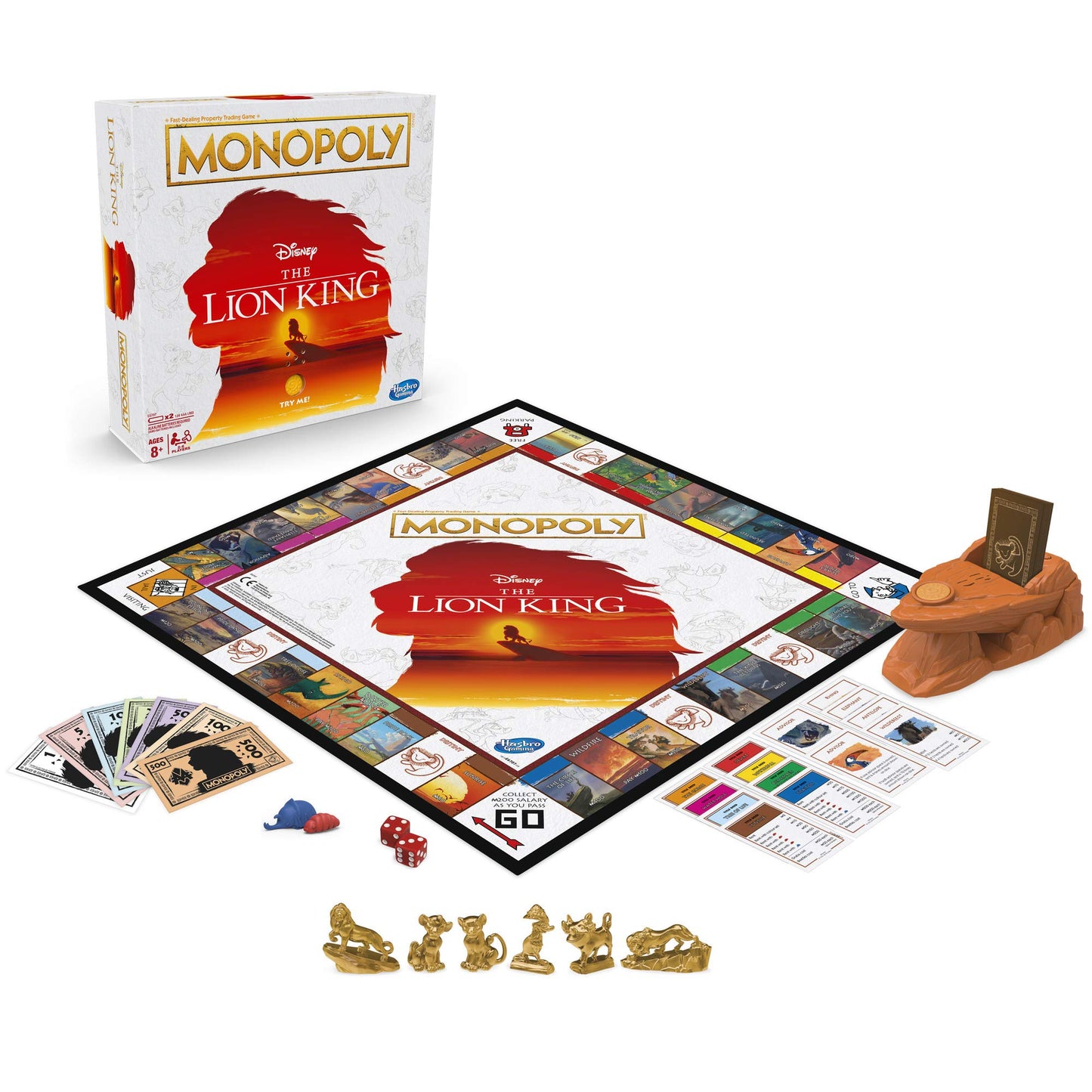 Monopoly Game Disney The Lion King Edition Family Board Game