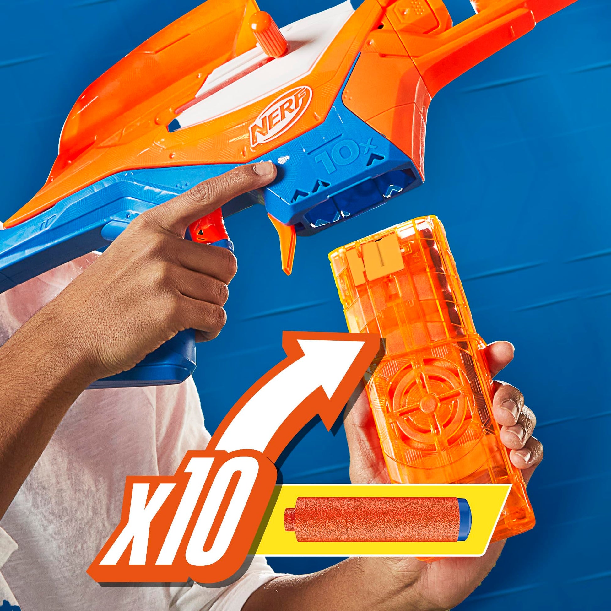 Nerf N Series Pinpoint Dart Blaster, 18 N1 Darts Compatible Only N Series Blasters, 10-Dart Clip, Blaster Gifts for Kids