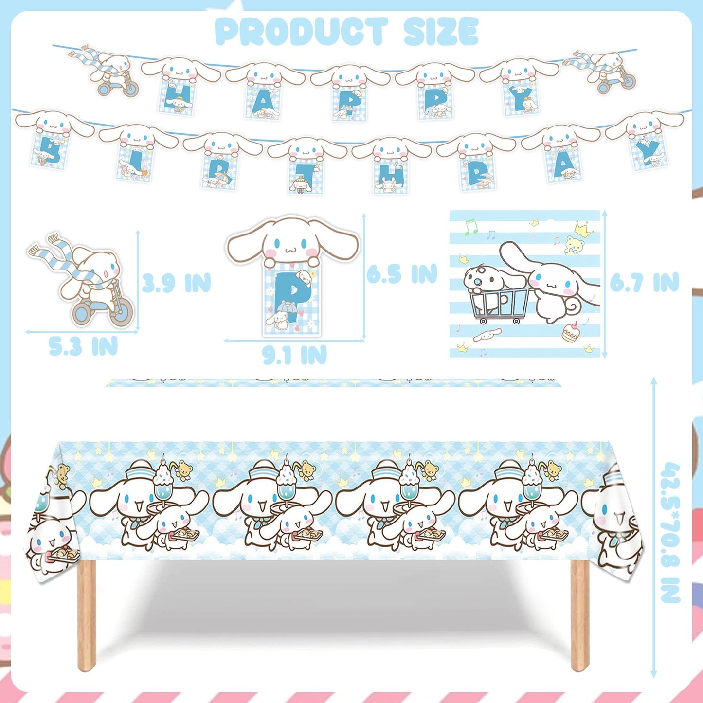 Cartoon Theme Birthday Party Decorations, Cute Birthday Party Supplies