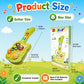 Toys for 1-3Year Old Boy Gift,2-in-1 Electric Guitars,12-18 Month with Spanish Animal Sound and Light Dinosaur Musical Guitar Piano Toys,Learning