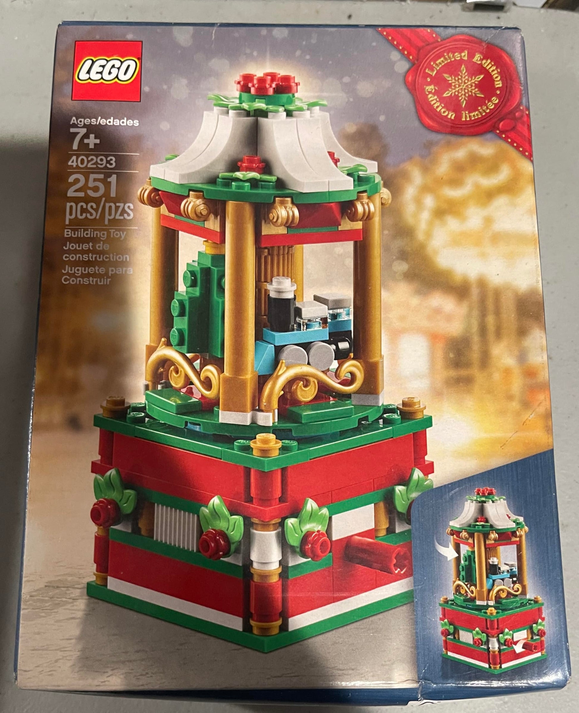 Lego 40293 Christmas Carousel 2018 Limited Edition Set