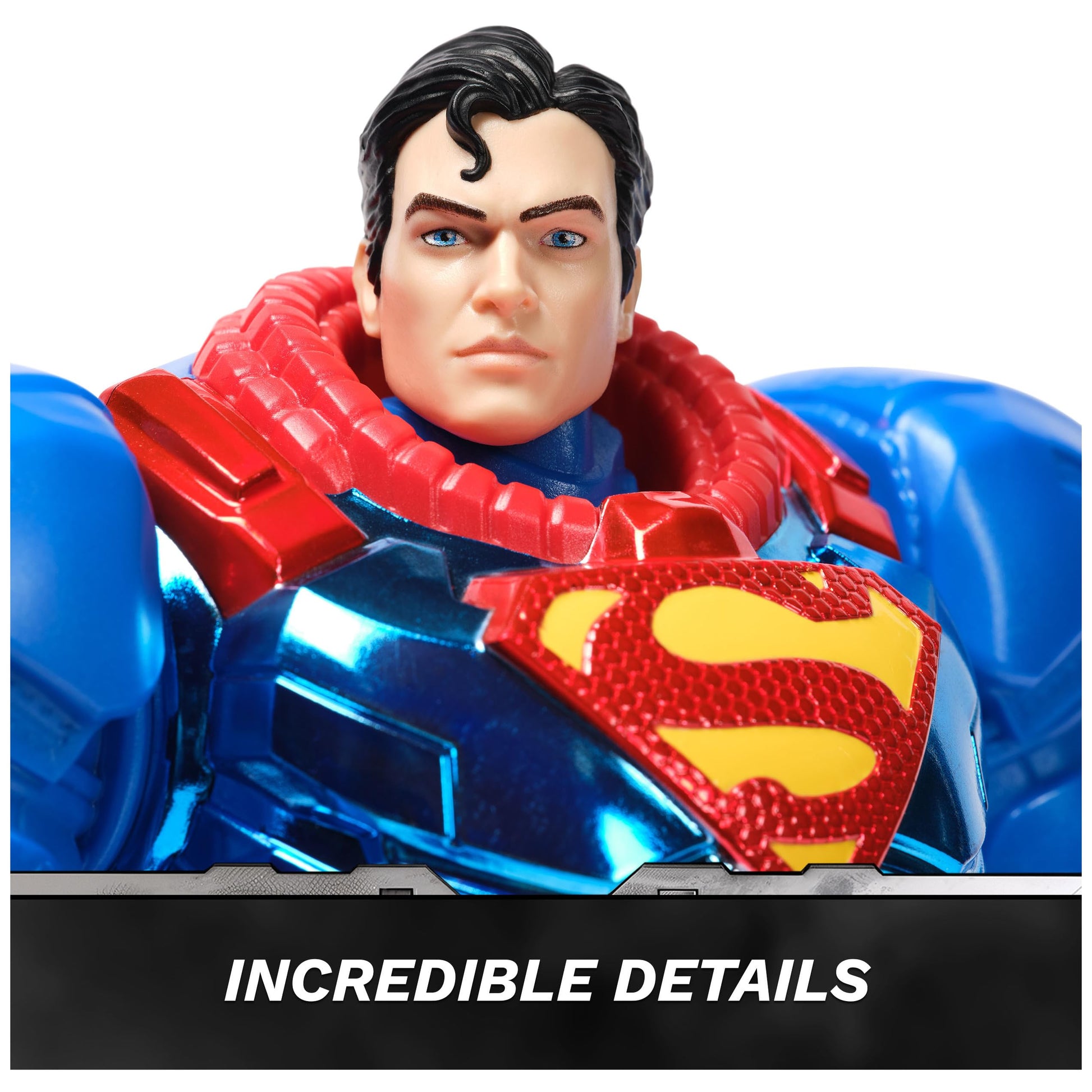 DC Comics Metal Force Superman Action Figure, 12-Inch