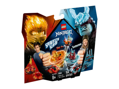 LEGO NINJAGO Spinjitzu Slam Kai vs Samurai 70684 Building Kit (164 Pieces)