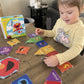 CreateOn “Sesame Street” Toys, Magnetic Kids’ Building Tiles from “Sesame Street” Books, Colors with Elmo Magnet Tiles, Educational Toys for Ages 3+