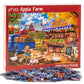 Apple Farm Jigsaw Puzzle 1000 Piece by Vermont Christmas Company - Puzzles for Adults & Families - Fully Interlocking & Randomly Shaped Pieces - 26