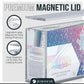 Dinavio Crafthouse Prismatic Evolutions SPC Box Acrylic Display Case with Magnetic Lid - 8 + 5mm Thick Acrylic with 5x3mm Magnets - Compatible with