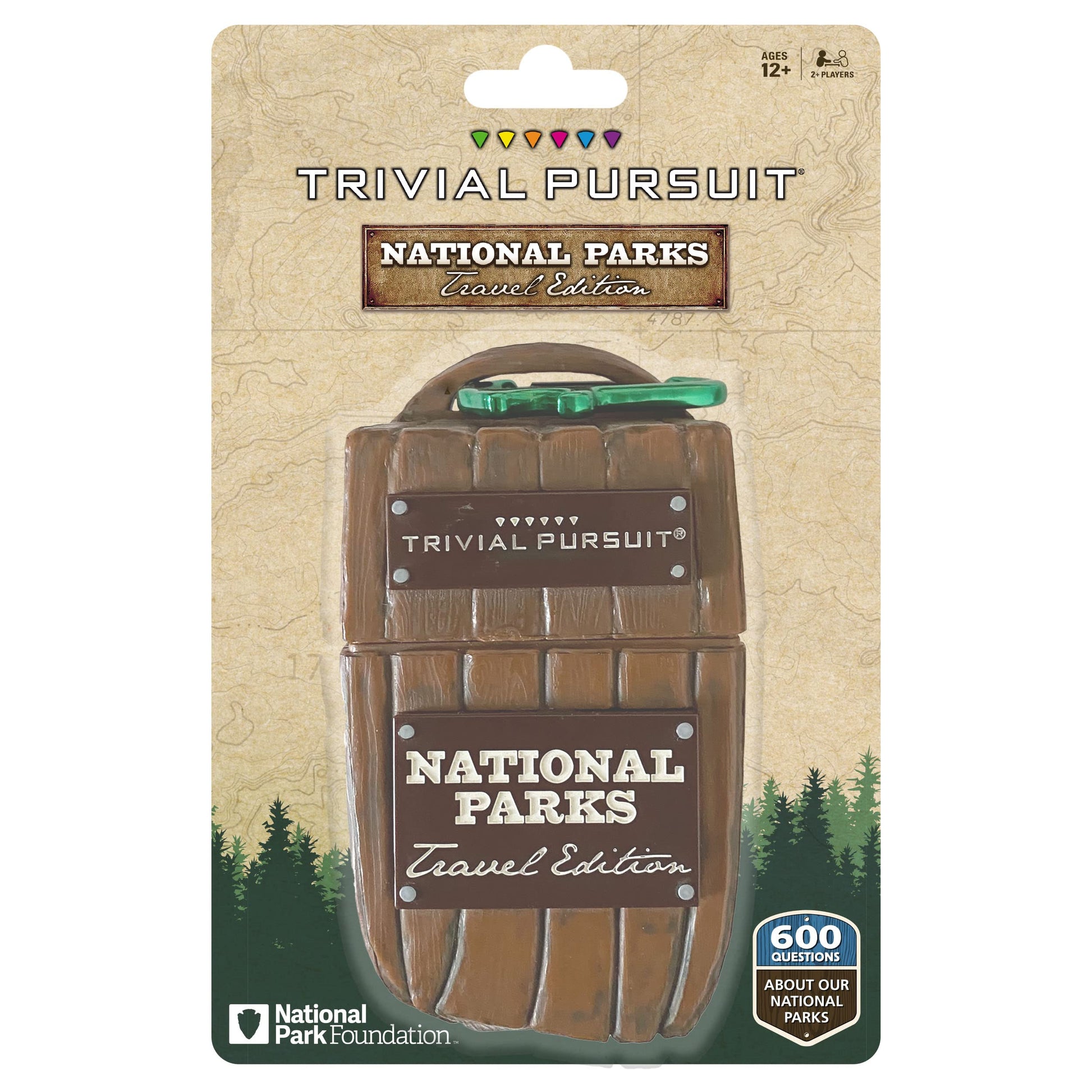 USAopoly Trivial Pursuit: National Park 100th Anniversary | Celebrating the National Park Service Centennial | 600 Trivia Questions & Fun Facts |
