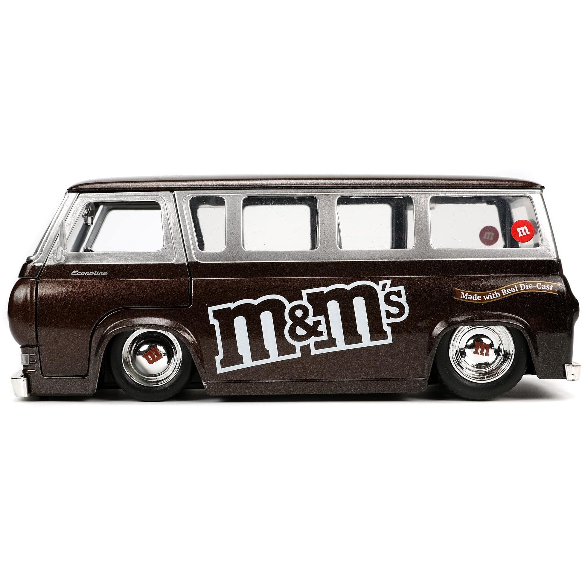 Jada Toys M&M's 1:24 1965 Ford Econoline Die-cast Car with Red Figure