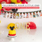 Mickey 1st Birthday Photo Banner - New Born to 12 Month First Birthday Banner - Mickey 1st Birthdays Decorations - Boy First Birthdays Decorations