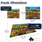 White Mountain 500 Piece Jigsaw Puzzle Spring Flower Bird, Sunday Gathering