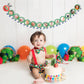 Hungry Caterpillar Monthly Milestone Photo Banner - Newborn to 12 Months, Fruit Theme, 1st Birthday Decoration