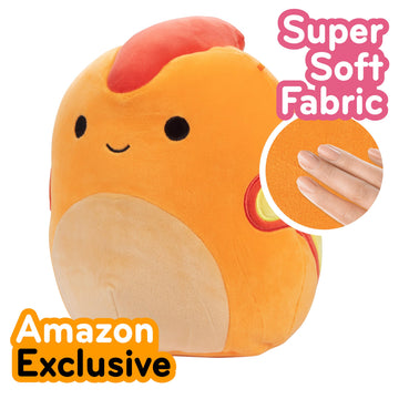 Squishmallows Original 10" Nichelle The Snake Plush Official Jazwares Plush Toy Ultra Soft Stuffed Animal Pillow Cute Orange Reptile Collectible