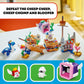 LEGO Super Mario Dorrie's Sunken Shipwreck Adventure Expansion Set, Super Mario Collectible Toy for Kids with Cheep Cheep, Cheep Chomp and Blooper