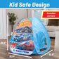 Hot Wheels™ Speed Zone Pop Up Play Tent for Kids - Triangle Indoor Playhouse with Peek Through Window - Easy Setup, Folds Flat for Storage - Safe