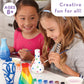 MindWare Paint Your Own Porcelain Vases Kit for Kids Ages 8+, 3 Ceramic Vases, 12 Paints, Brush, Guide, Bake & Display DIY Arts and Crafts Gift Set