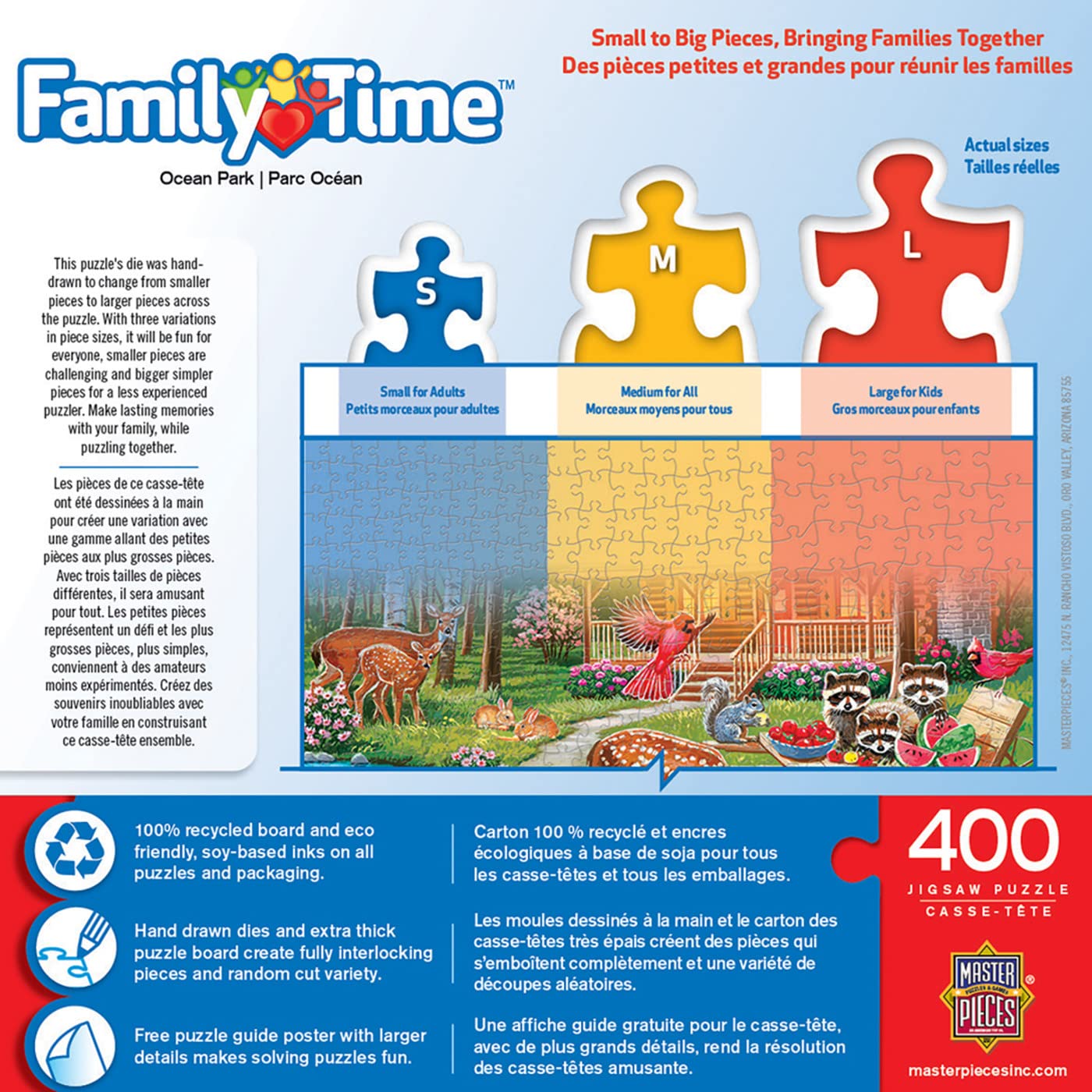 MasterPieces 400 Piece Jigsaw Puzzle For Adults, Family, Or Youth - Ocean Park - 18"x24"