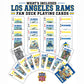 Masterpieces NFL Los Angeles Rams Playing Cards - Officially Licensed, 54 Card Deck - Ages 4+