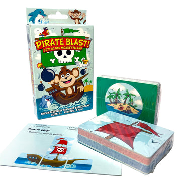 Pirate Blast! Battle for Monkey Island Pirate Card Strategy Play for Family Night Fast Paced Multiplayer Tabletop Experience for Kids Teens Adults 2