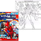 Marvel Boys Imagine Ink Coloring Book Super Set - Bundle with 3 Mess-Free Activity Books Featuring Spidey and Friends, Spiderman, Avengers Plus