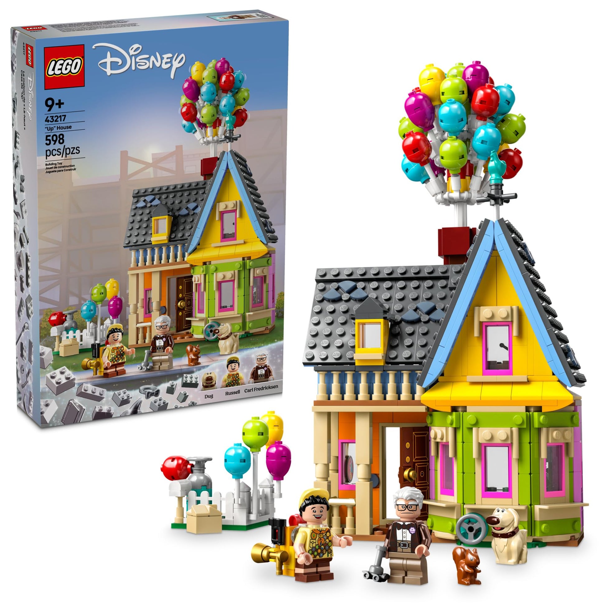 LEGO Disney and Pixar ‘Up’ House, Classic Disney Celebration Building Toy Set for Kids and Movie Fans Ages 9 and Up, A Fun Gift for Fans and Anyone