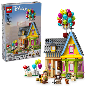 LEGO Disney and Pixar ‘Up’ House, Classic Disney Celebration Building Toy Set for Kids and Movie Fans Ages 9 and Up, A Fun Gift for Fans and Anyone