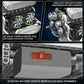 Mould King 10213 Car Engine Building Sets, Intelligent Chip Drive Engine Model Kit that Runs, Build Your Own STEM V8 Engine Model Toys for Adults
