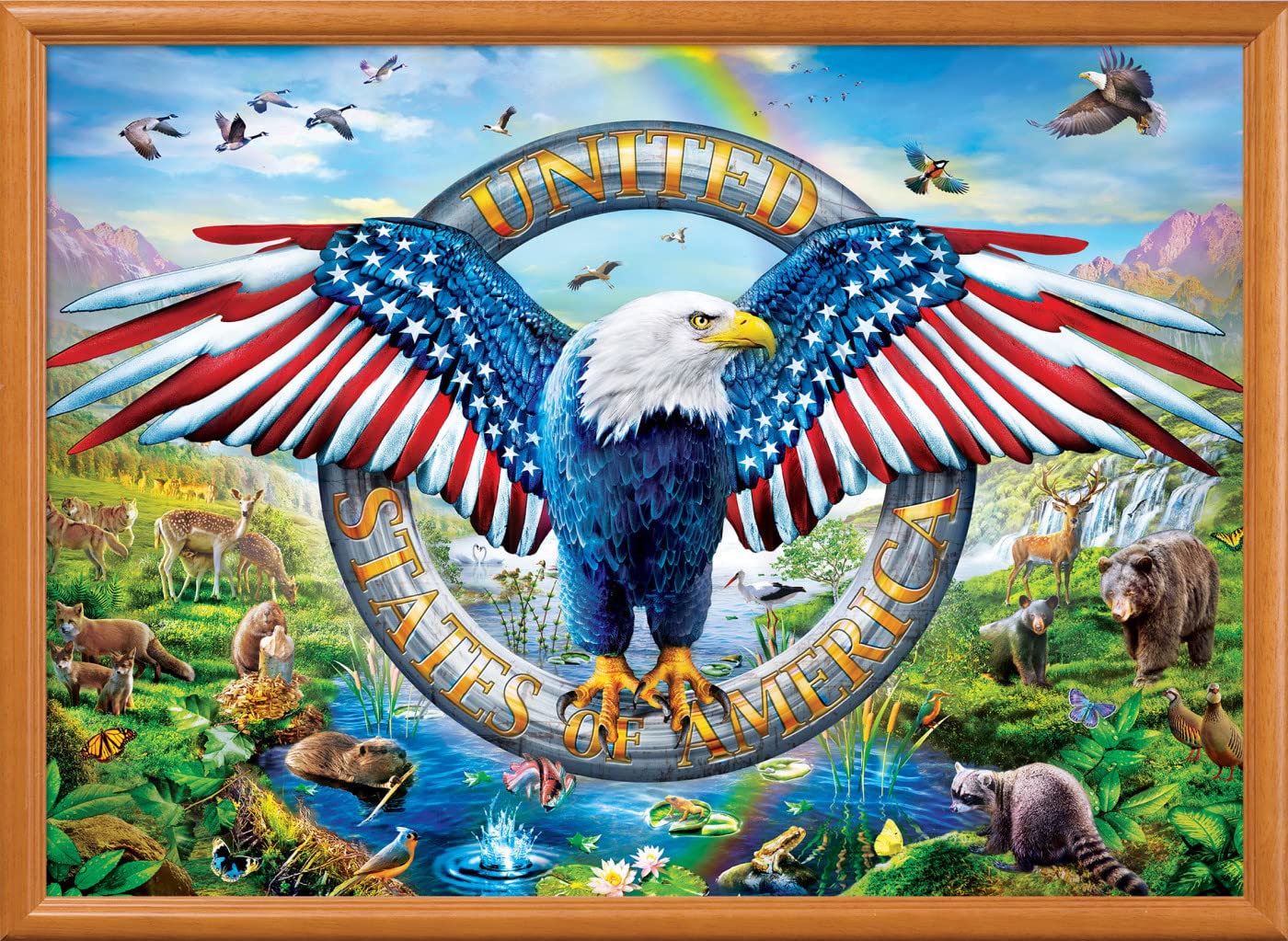 MasterPieces 1000 Piece Jigsaw Puzzle for Adults, Family, Or Youth - Liberty Falls - 19.25"x26.75"