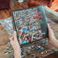 Horror VHS Cemetery 1000-Piece Jigsaw Puzzle, Brain Teaser for Kids and Adults | 28 x 20 Inches