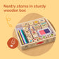 Melissa & Doug Stamp-a-Scene Stamp Pad: Fairy Garden - 20 Wooden Stamps, 5 Colored Pencils, and 2-Color Stamp Pad