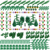 LANMANUO Garden Plants Building Bricks Set, 310PCS Flowers Bushes Trees Palm Leaves Vines Grass Accessories, Jungle Forest Park DIY Scene Blocks